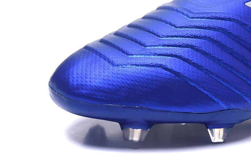 Adidas Predator 18+ FG Soccer Cleats Royal Blue White