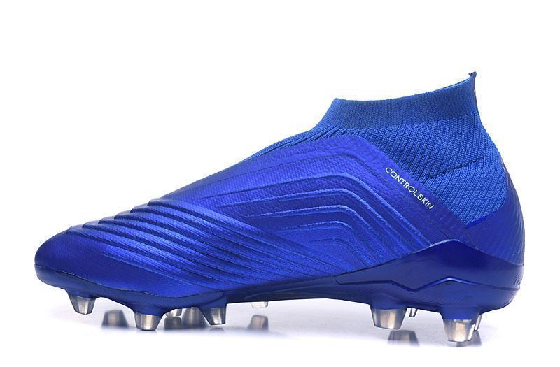 Adidas Predator 18+ FG Soccer Cleats Royal Blue White