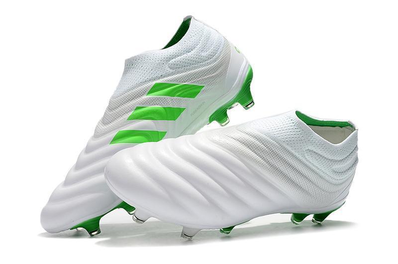 Adidas Copa 19+ FG Soccer Cleats Shoes White Green