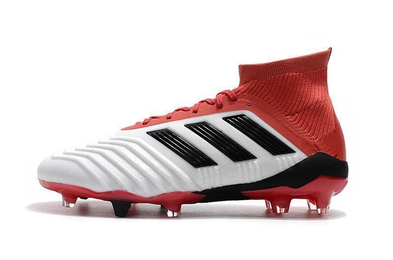 Adidas Predator 18.1 FG Soccer Cleats Red White Black