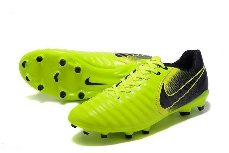 Nike Tiempo Legend VII FG Soccer Cleats Green Black