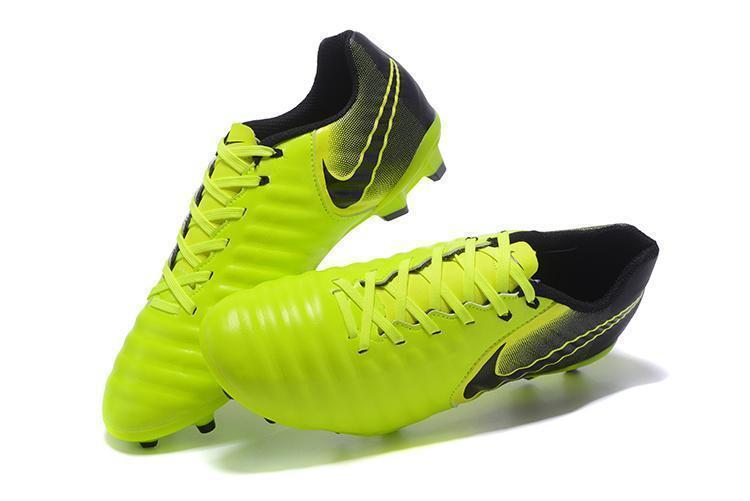 Nike Tiempo Legend VII FG Soccer Cleats Green Black