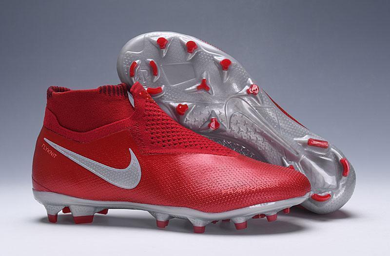 Nike Phantom Vision Elite DF FG Red Silver