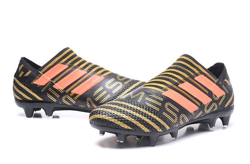 Adidas Nemeziz Messi 17.1 FG Soccer Cleats Trace Olive Bright Orange