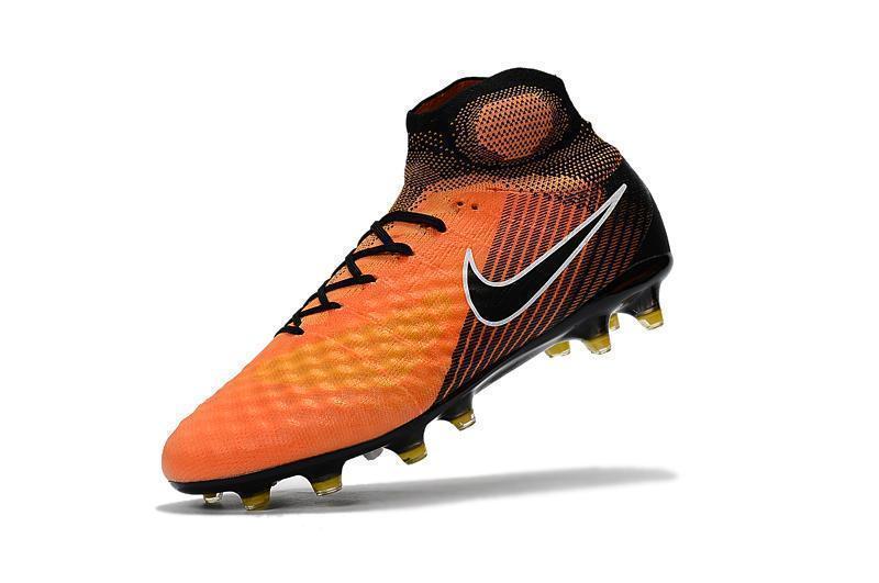 New Nike Magista Obra II FG Soccer Cleats Shoes Orange Black Stripe