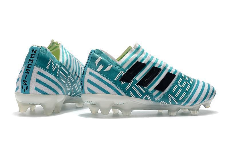 New Adidas Nemeziz FG Agility TPU Soccer Cleats Shoes Blue White