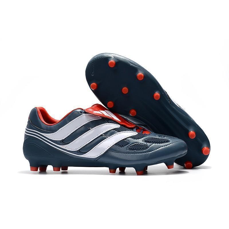 Adidas Predator Precision FG Soccer Cleats Navy White Red