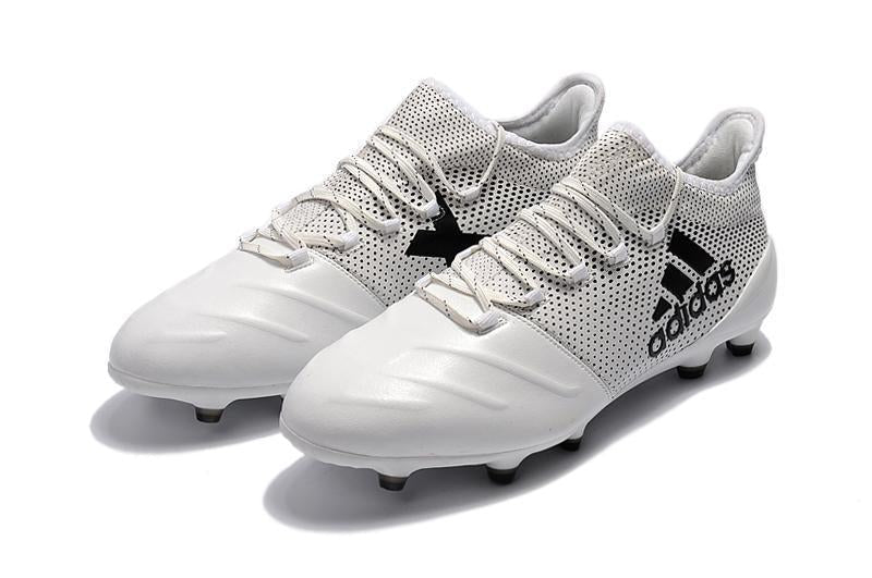 New Adidas X Series Leather FG Soccer Cleats Shoes White/Black