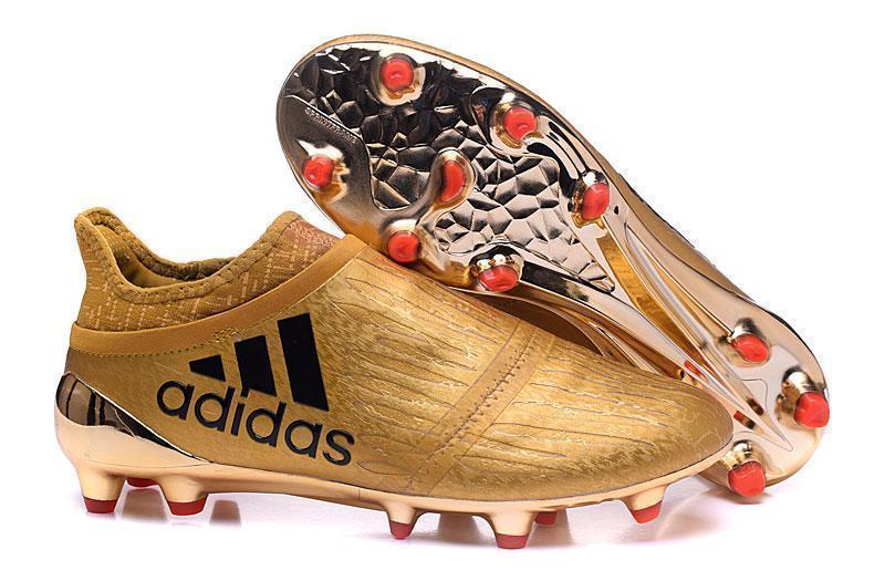 Adidas X 16+ Purechaos FG/AG Soccer Cleats Golden