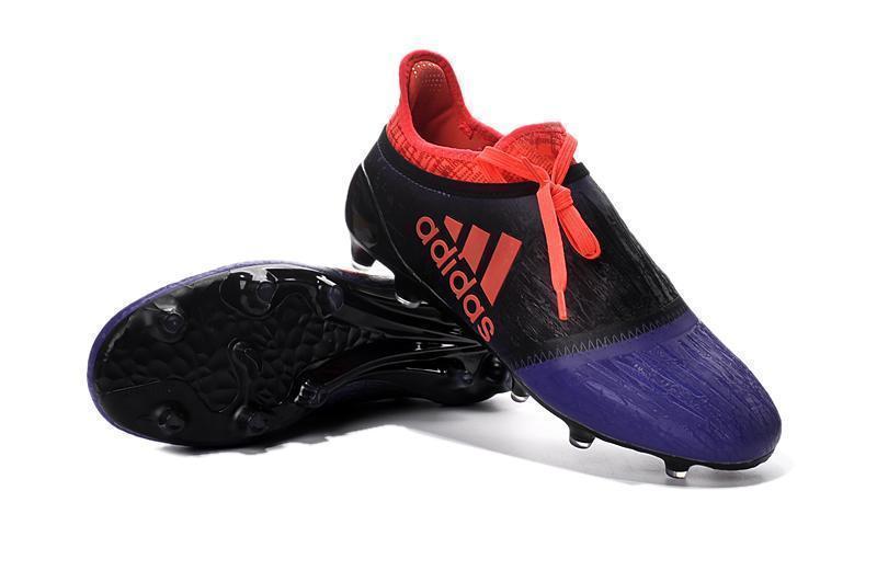 Adidas X 16+ Purechaos FG/AG Soccer Cleats Purple Black Solar Red