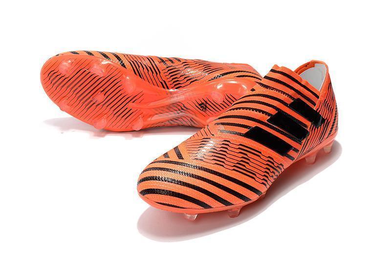 New Adidas Nemeziz FG Agility TPU Soccer Cleats Shoes Orange Black