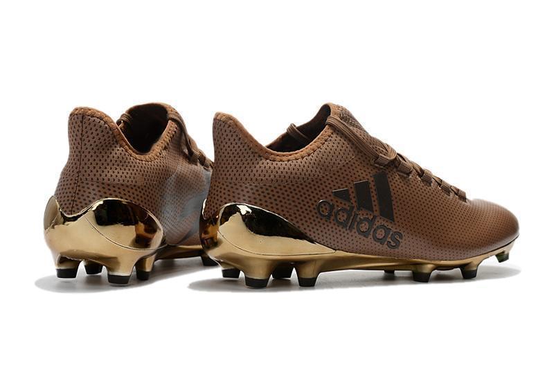 New Adidas X Series FG TPU Soccer Cleats Shoes Coffee Gold