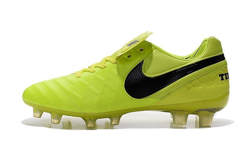 Nike Tiempo Legend VI FG Soccer Cleats Lemon Volt Black