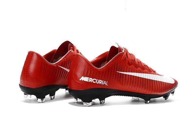 Nike Mercurial Vapor XI FG Soccer Cleats Red White Black