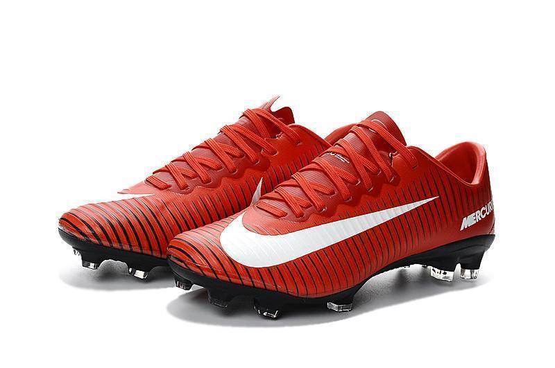 Nike Mercurial Vapor XI FG Soccer Cleats Red White Black