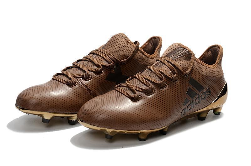 New Adidas X Series FG TPU Soccer Cleats Shoes Coffee Gold