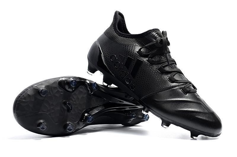 New Adidas X Series Leather FG Soccer Cleats Shoes Black