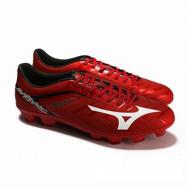 Mizuno Basara 001 FG Soccer Cleats Red Black White