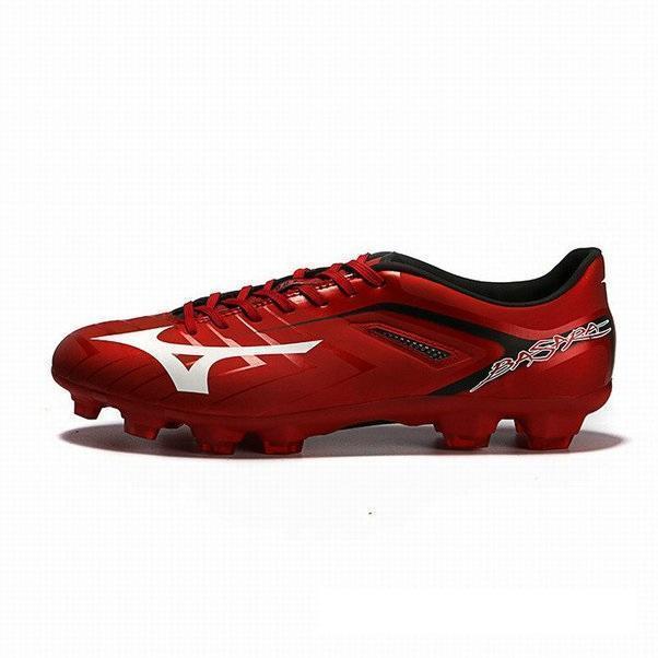 Mizuno Basara 001 FG Soccer Cleats Red Black White