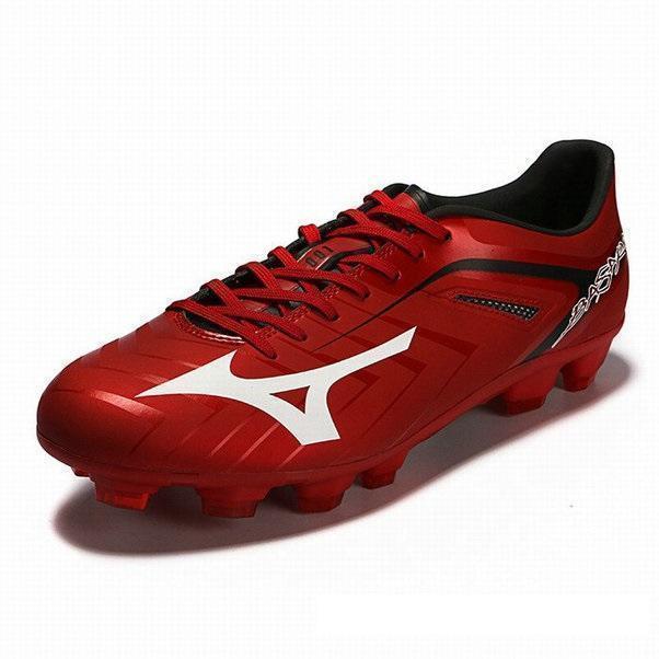 Mizuno Basara 001 FG Soccer Cleats Red Black White