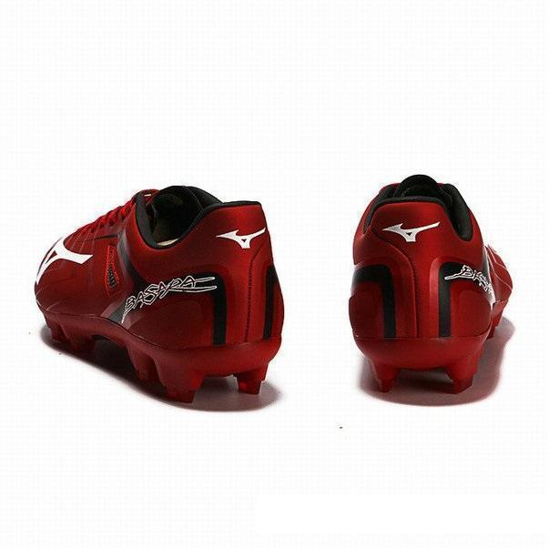 Mizuno Basara 001 FG Soccer Cleats Red Black White