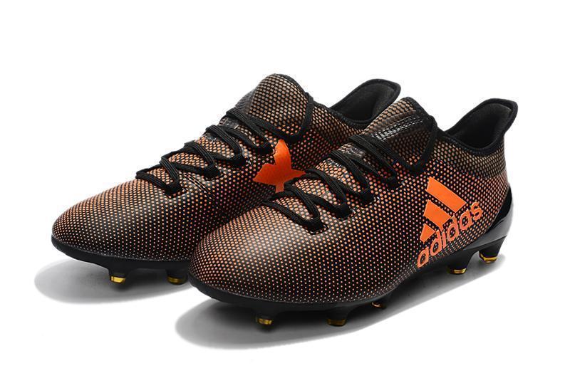 New Adidas X Series FG TPU Soccer Cleats Shoes Orange Black