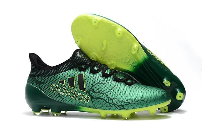 New Adidas X Thunderstorm Series FG Soccer Cleats Shoes Green Lemon