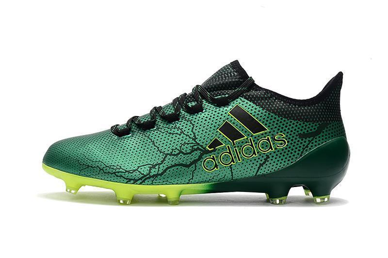 New Adidas X Thunderstorm Series FG Soccer Cleats Shoes Green Lemon