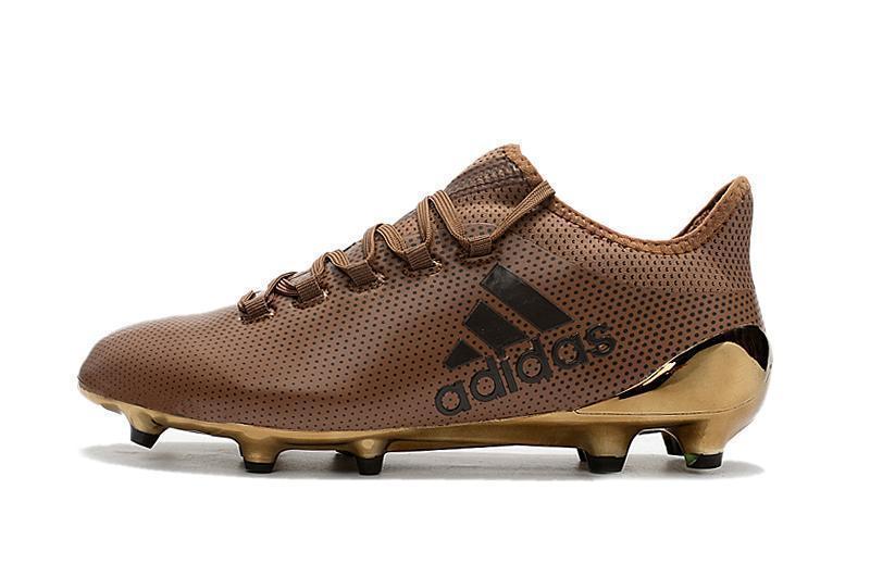 New Adidas X Series FG TPU Soccer Cleats Shoes Coffee Gold