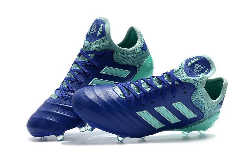 Adidas Copa 18.1 FG Soccer Cleats Blue Green