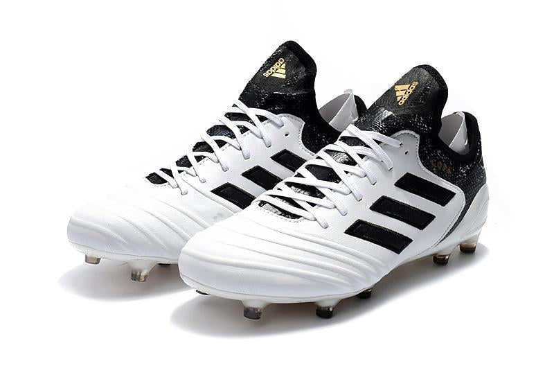 Adidas Copa 18.1 FG Soccer Cleats White Black