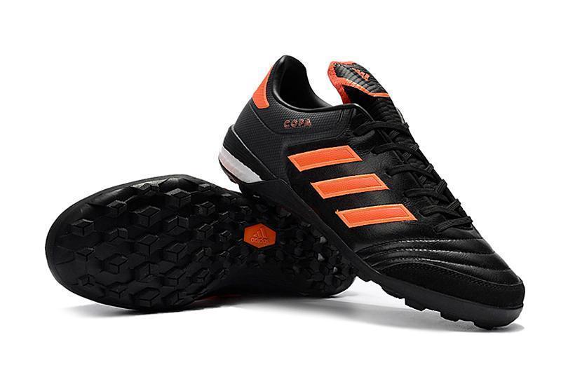 Adidas Copa Indoor Soccer Cleats Shoes Black Orange