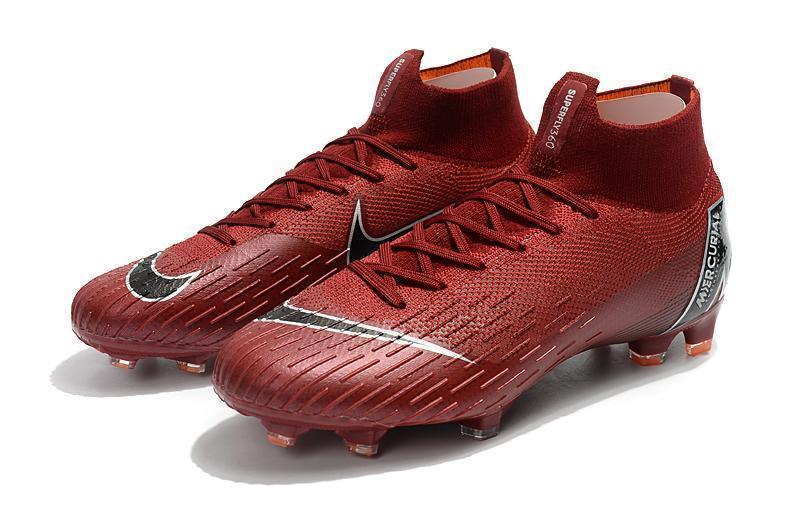 NIKE Mercurial Superfly VI 360 Elite Neymar FG Maroon High Cut