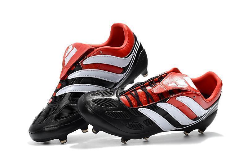 Adidas Predator Precision FG Soccer Cleats Black Red White