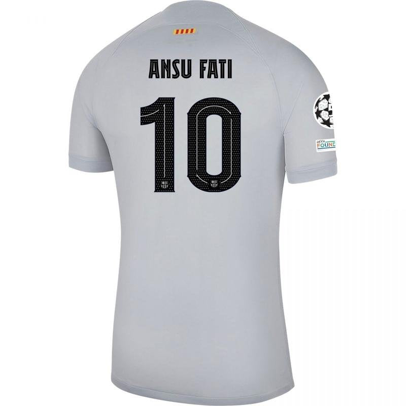 Ansu Fati Barcelona 22/23 III Third Jersey - Player Version