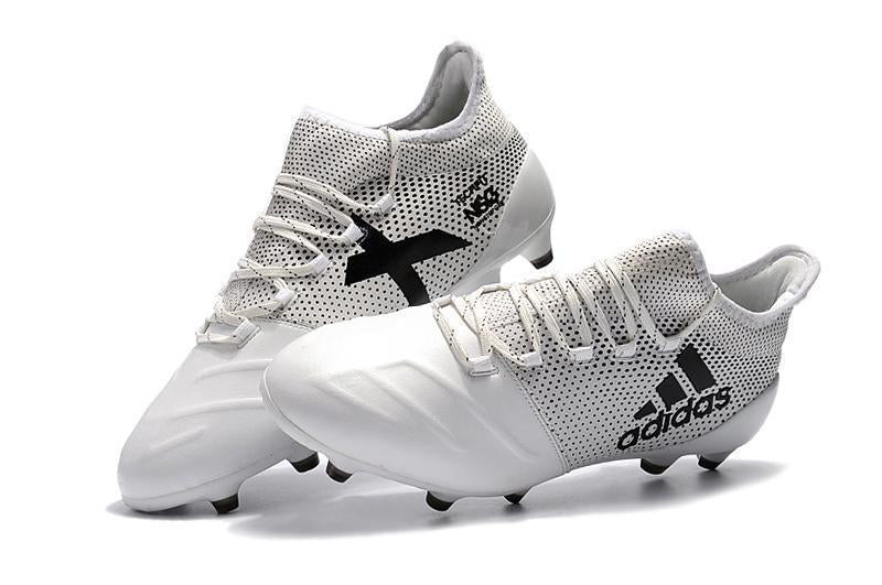 New Adidas X Series Leather FG Soccer Cleats Shoes White/Black