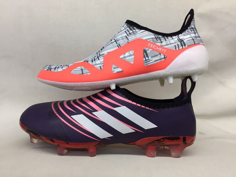 New Adidas Glitch Skin 17 FG Soccer Cleats Shoes Purple White Red Pink