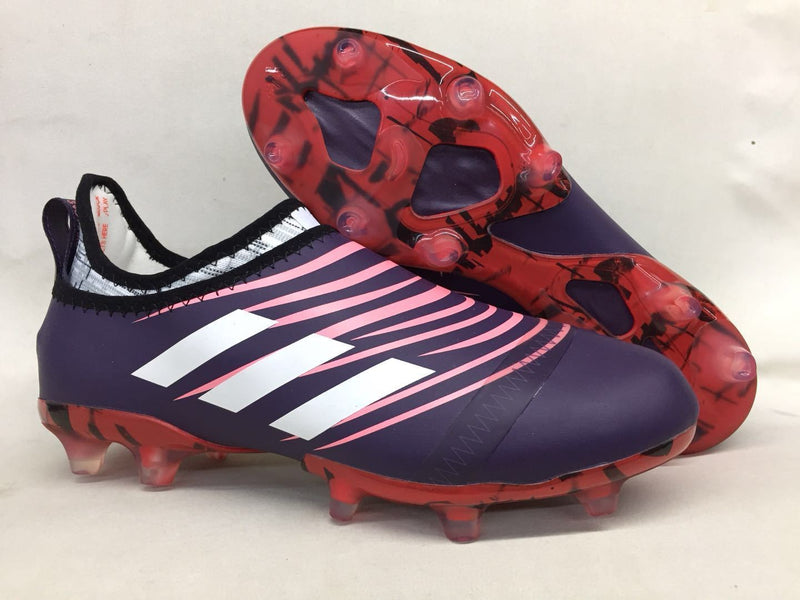 New Adidas Glitch Skin 17 FG Soccer Cleats Shoes Purple White Red Pink