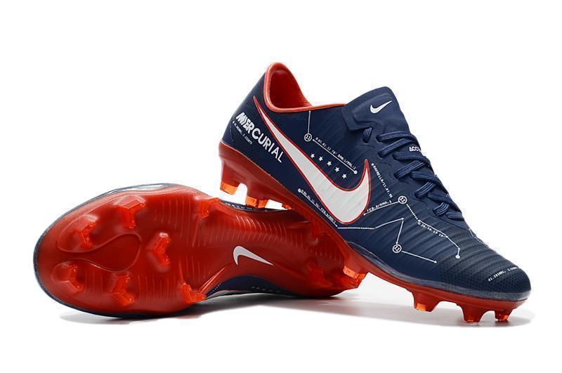 Nike Mercurial Vapor XI Neymar FG Soccer Cleats Blue White Red