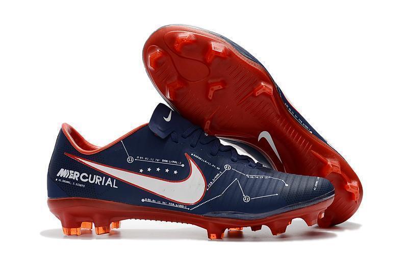 Nike Mercurial Vapor XI Neymar FG Soccer Cleats Blue White Red