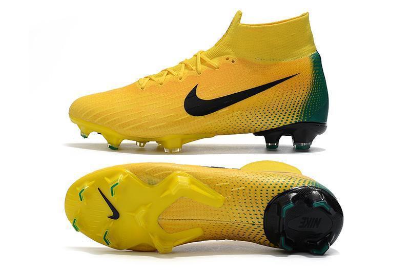 Nike Mercurial Superfly VI 360 Elite FG Soccer Cleats Yellow Green