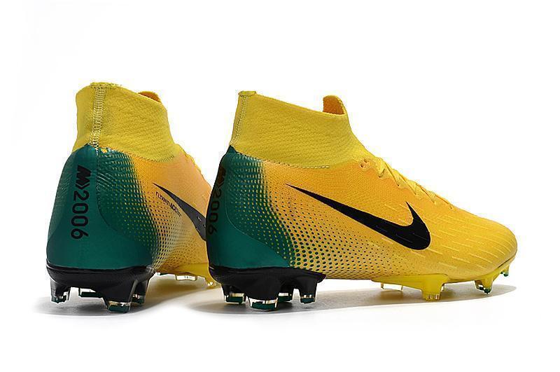 Nike Mercurial Superfly VI 360 Elite FG Soccer Cleats Yellow Green