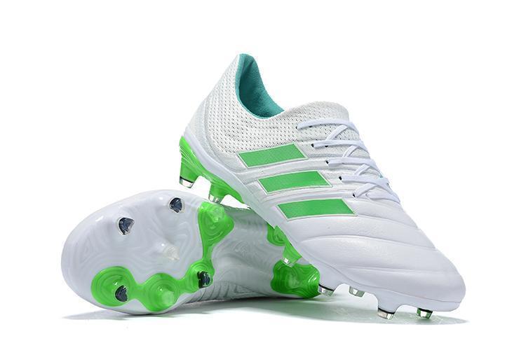 Adidas Copa 19.1 FG Soccer Cleats Shoes White Green