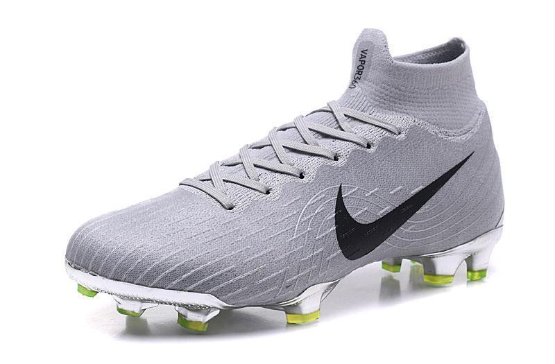 Nike Mercurial Superfly VI Elite FG Silver Black High Cut