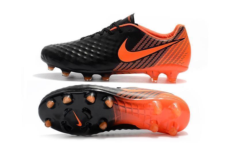 New Nike Magista Obra II FG Soccer Cleats Shoes Black Orange