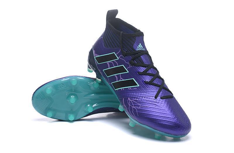 Adidas ACE 17.1 Primeknit Soccer Cleats Legend Ink Black Energy Aqua