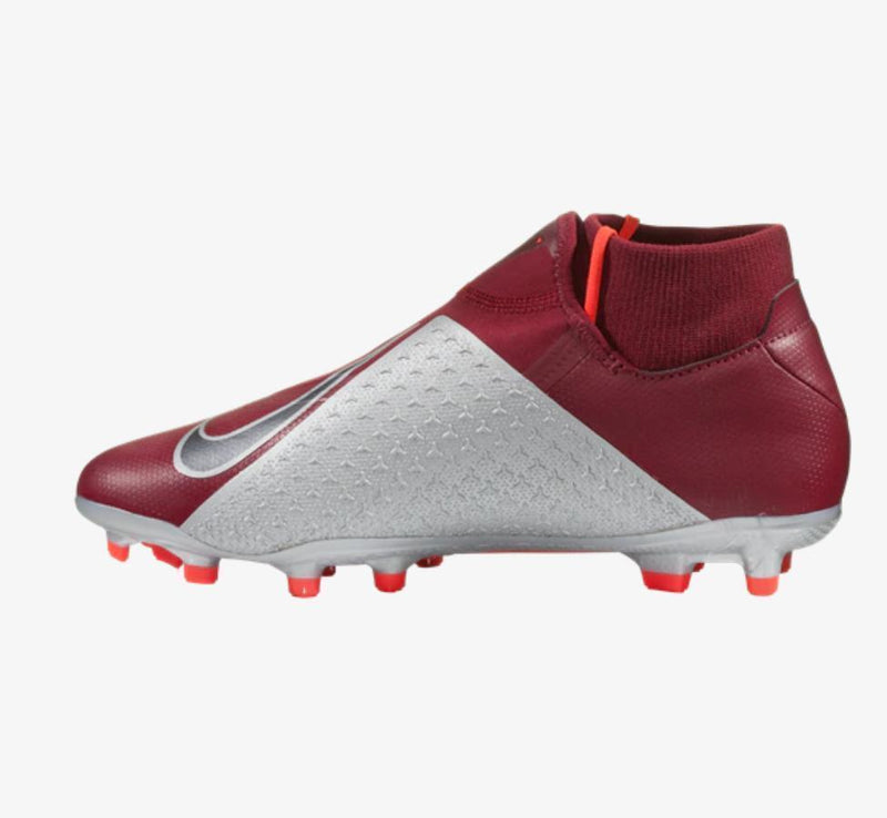 Nike Phantom Vision Elite DF FG Soccer Cleats Maroon Silver Black