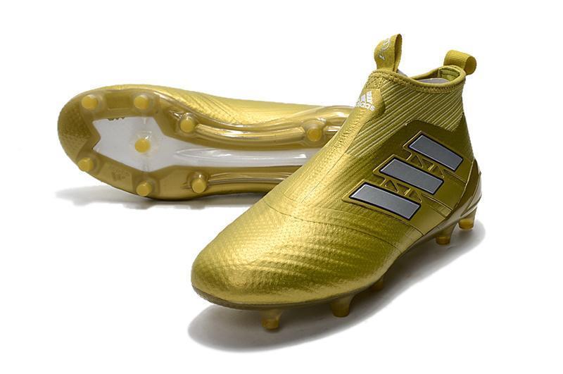 Adidas ACE PureControl FG Soccer Cleats Shoes Gold White