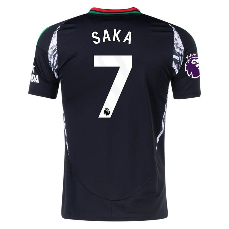 Bukayo Saka Arsenal 24/25 II Away Jersey - Fan Version