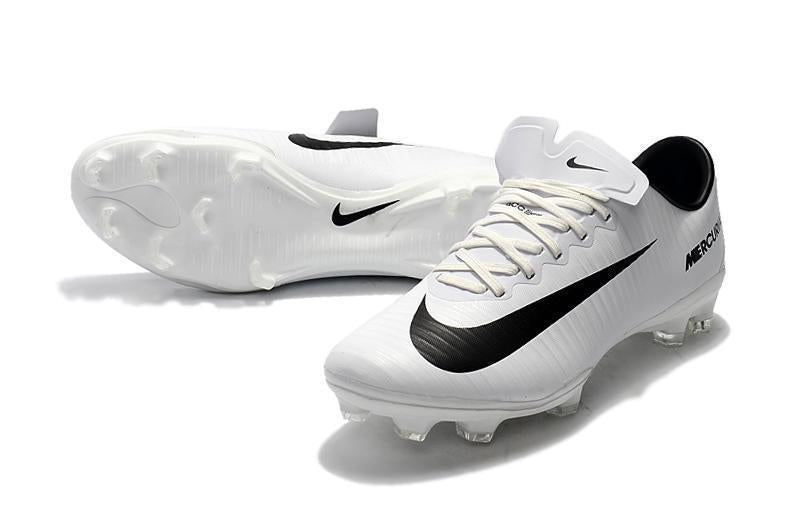 Nike Mercurial Vapor XI FG Soccer Cleats White Black